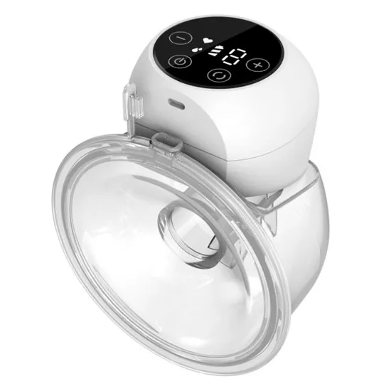 Tiralatte elettrico in silicone per suzione del seno, tiralatte wireless, tiralatte portatile indossabile a mani libere