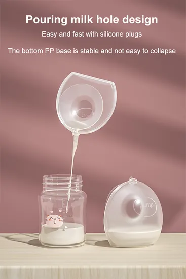 Baby Breastfeeding Silicone Breast Shell Plug High Quality Wearable Manual Breast Pump 