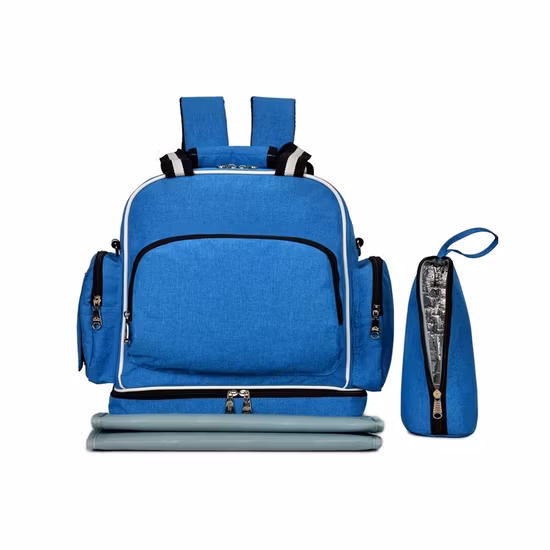 Borsa fasciatoio in nylon e poliestere per pannolini, borsa per la mamma, per l'uso quotidiano all'aperto